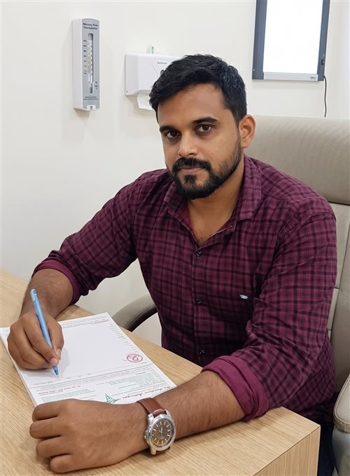 Dr. Arindam Acharyya - surgeon portrait